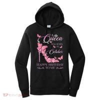 A Queen Was Born In October Happy Birthday To Me For Women Women's Hoodie thumb 0