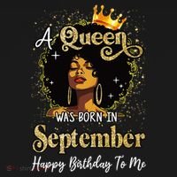 A Queen Was Born In September Black Birthday Afro Woman Bucket Hat thumb 4