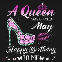 A Queen Was Born In May Cute Funny Happy Birthday Gifts Women's Tank Top thumb 5