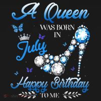 A Queen Was Born In July Happy Birthday To Me T-Shirt thumb 7