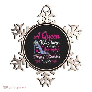 A Queen Was Born In September Design Birthday Gift Ornament