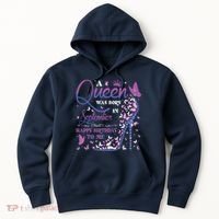 A Queen Was Born In September Happy Birthday To Me Hoodie thumb 0