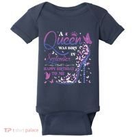 A Queen Was Born In September Happy Birthday To Me Baby Bodysuit thumb 0