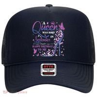 A Queen Was Born In September Happy Birthday To Me Hat thumb 0