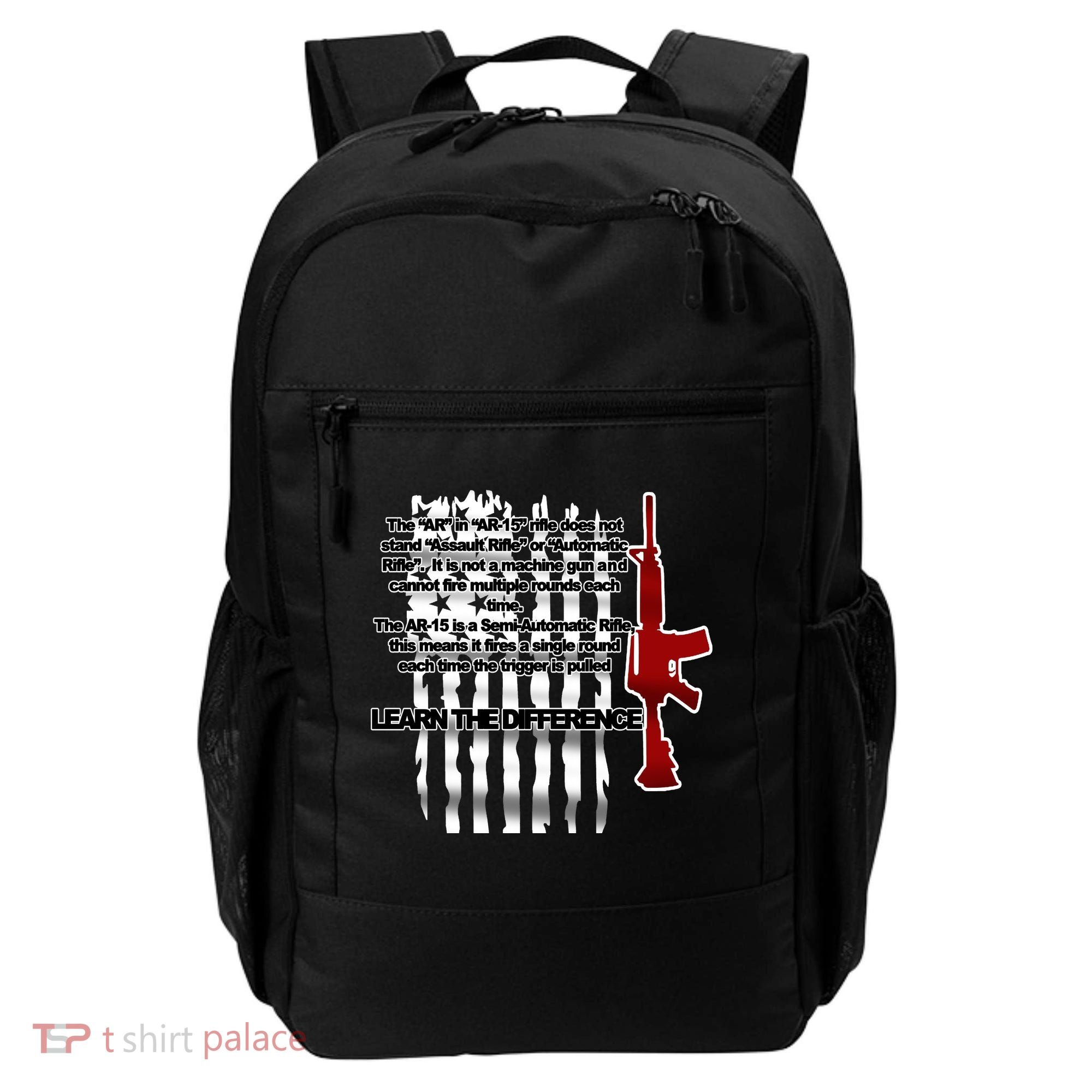 AR15 Not AN Assault Rifle Guns Quote Backpack