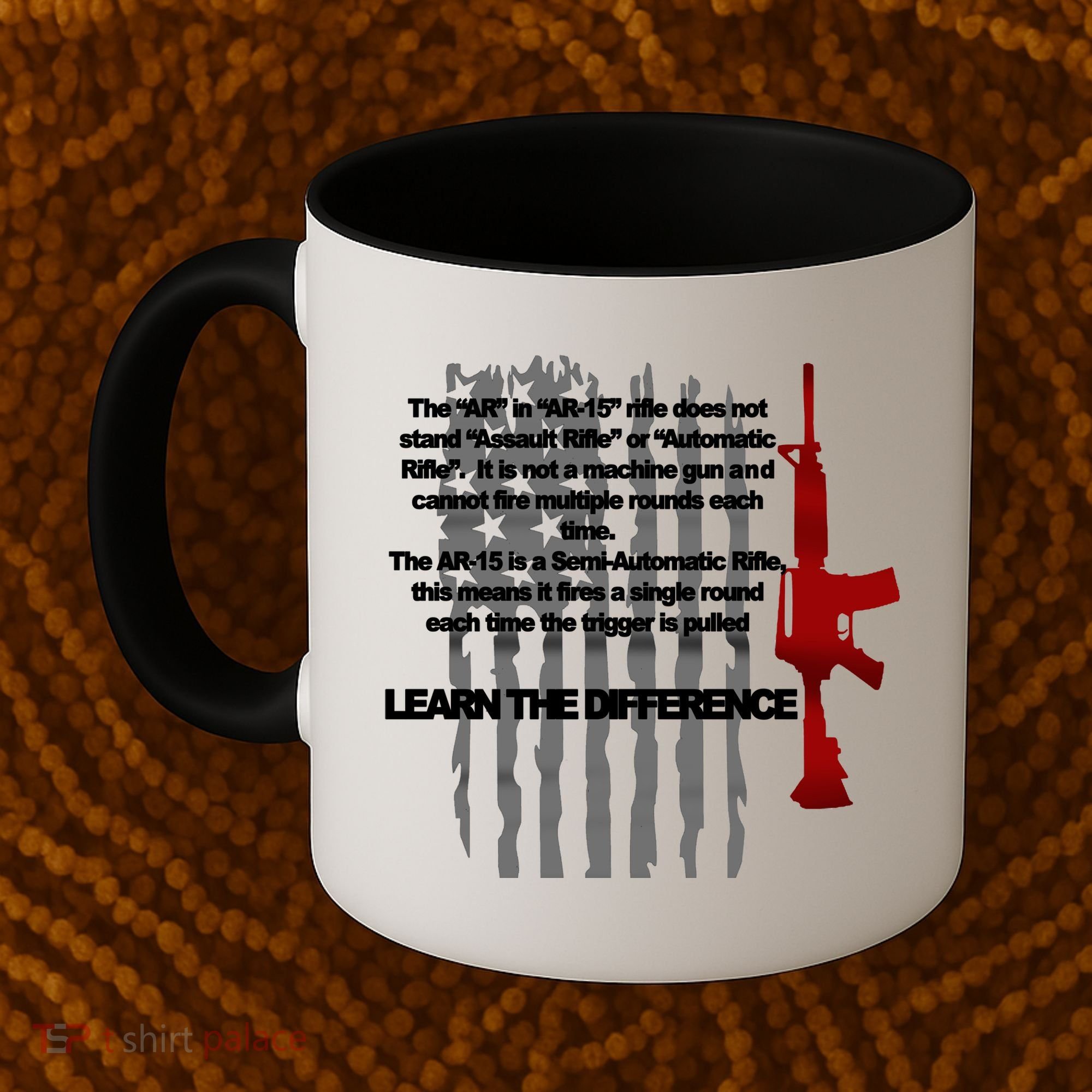 AR15 Not AN Assault Rifle Guns Quote Coffee Mug