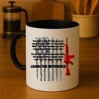 AR15 Not AN Assault Rifle Guns Quote Coffee Mug thumb 4