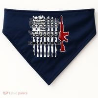 AR15 Not AN Assault Rifle Guns Quote USA-Made Doggie Bandana thumb 0