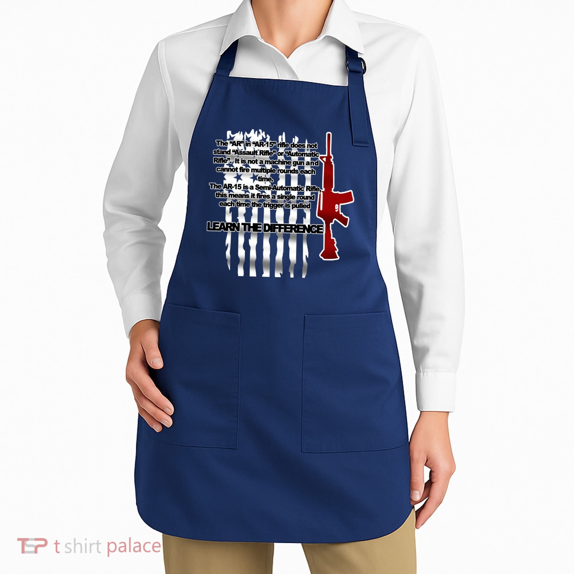 AR15 Not AN Assault Rifle Guns Quote Apron