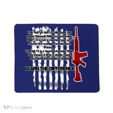 AR15 Not AN Assault Rifle Guns Quote Mousepad