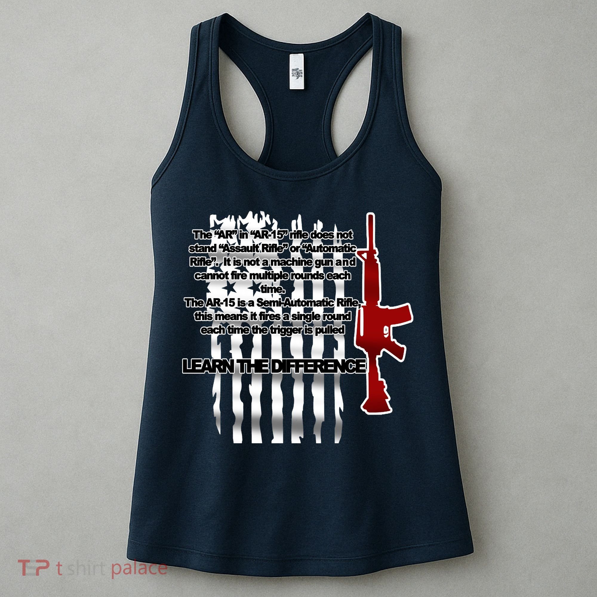 AR15 Not AN Assault Rifle Guns Quote Women's Tank Top