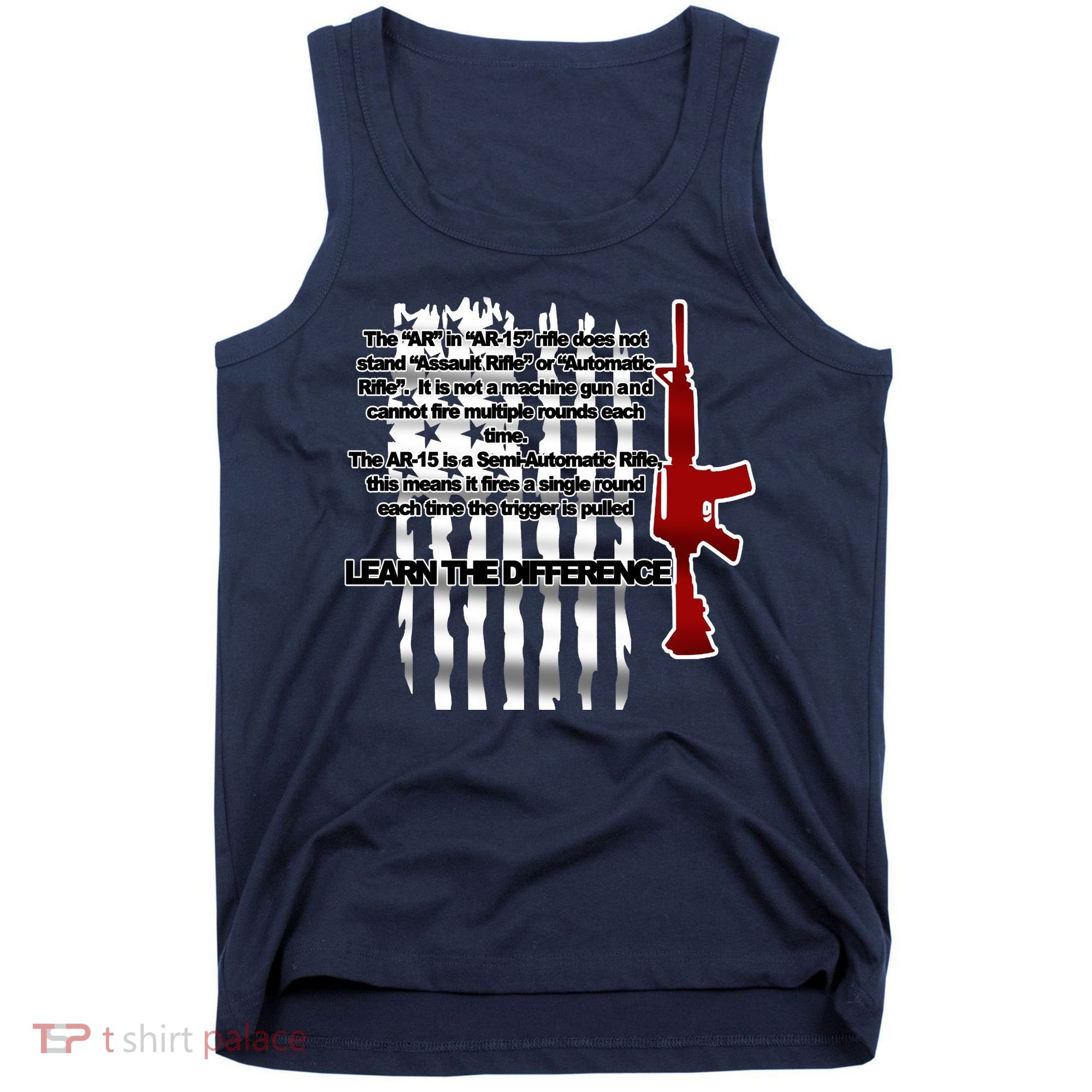 AR15 Not AN Assault Rifle Guns Quote Tank Top