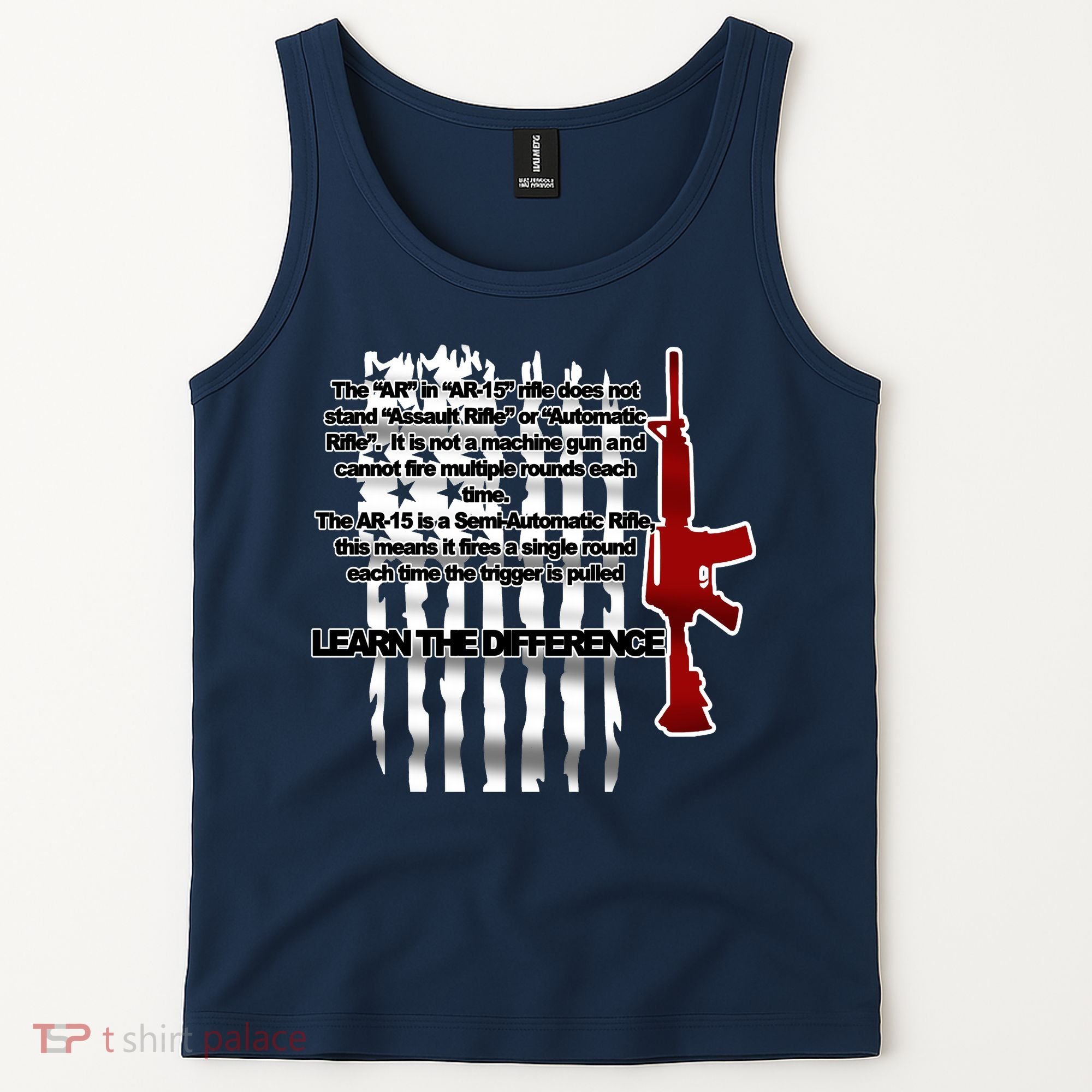 AR15 Not AN Assault Rifle Guns Quote Tank Top