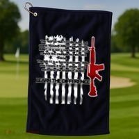 AR15 Not AN Assault Rifle Guns Quote Golf Towel thumb 1