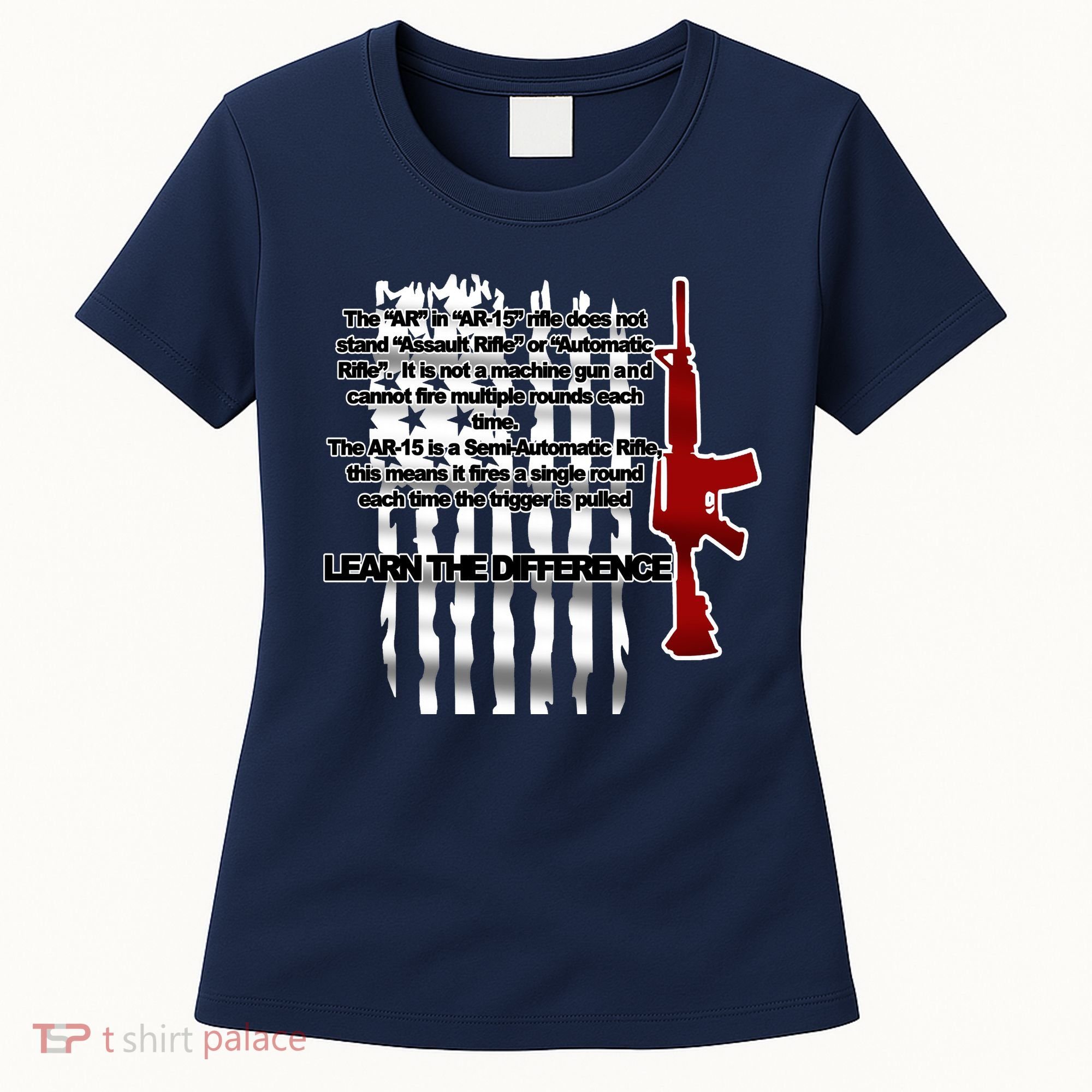AR15 Not AN Assault Rifle Guns Quote Women's T-Shirt