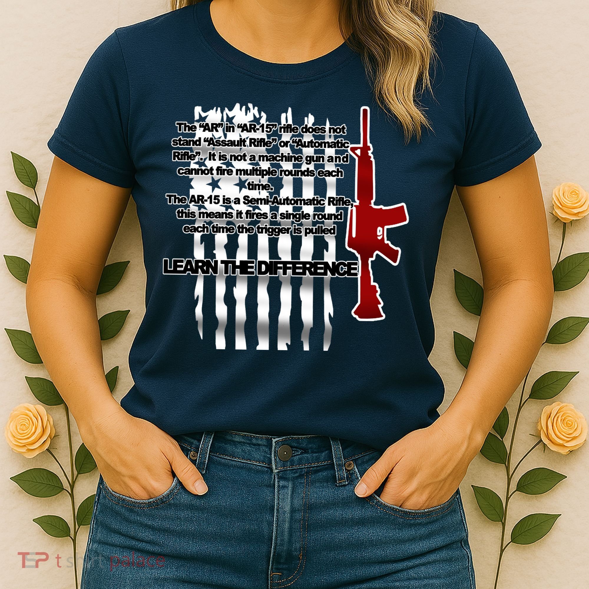 AR15 Not AN Assault Rifle Guns Quote Women's T-Shirt