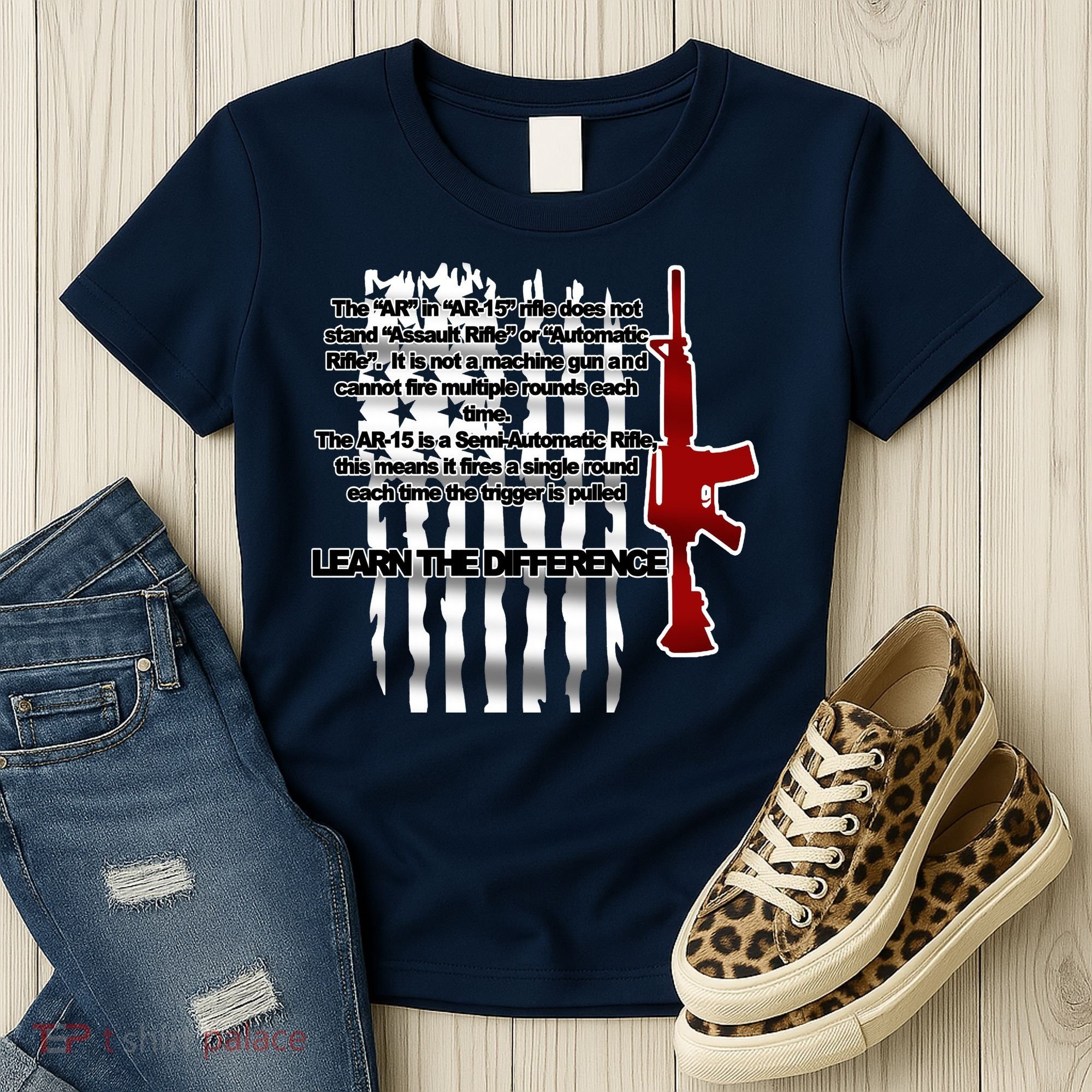 AR15 Not AN Assault Rifle Guns Quote Women's T-Shirt