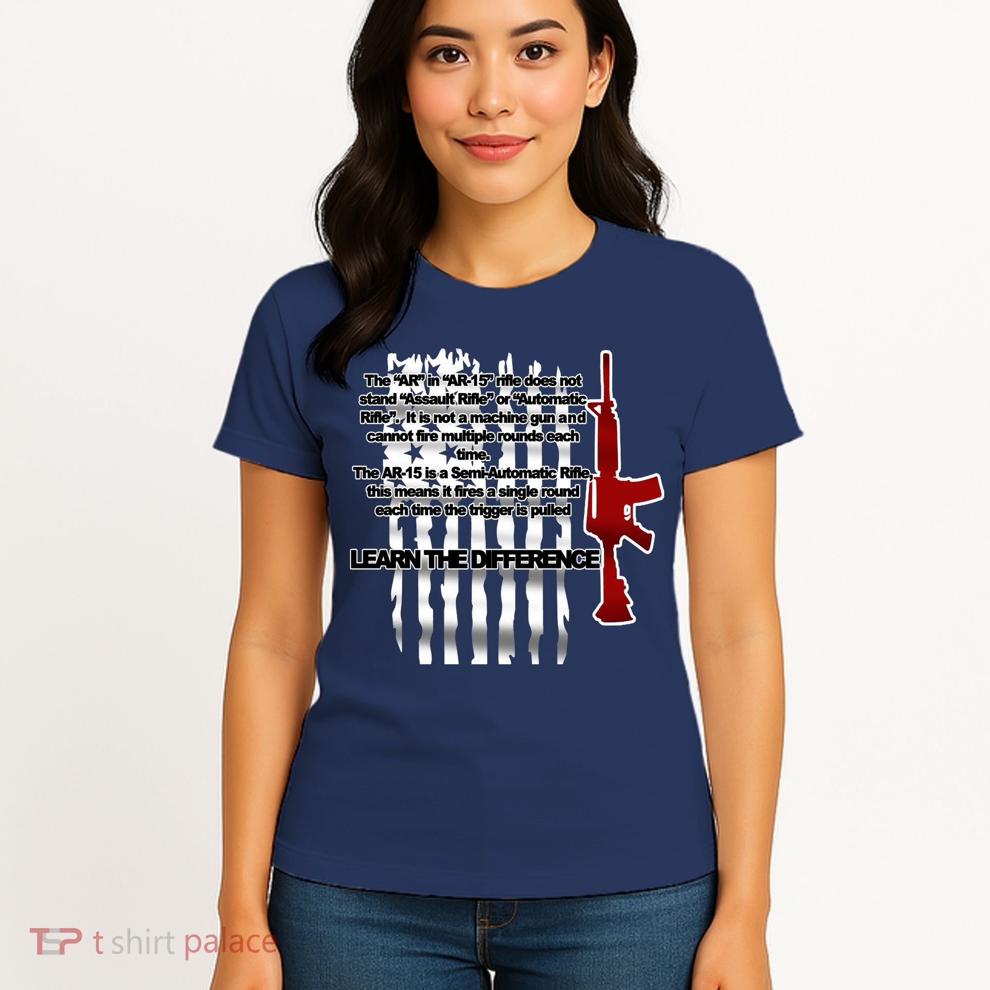 AR15 Not AN Assault Rifle Guns Quote Women's T-Shirt