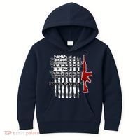 AR15 Not AN Assault Rifle Guns Quote Kids Hoodie thumb 0