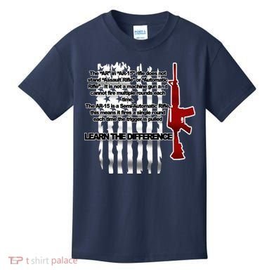 AR15 Not AN Assault Rifle Guns Quote Kids T-Shirt
