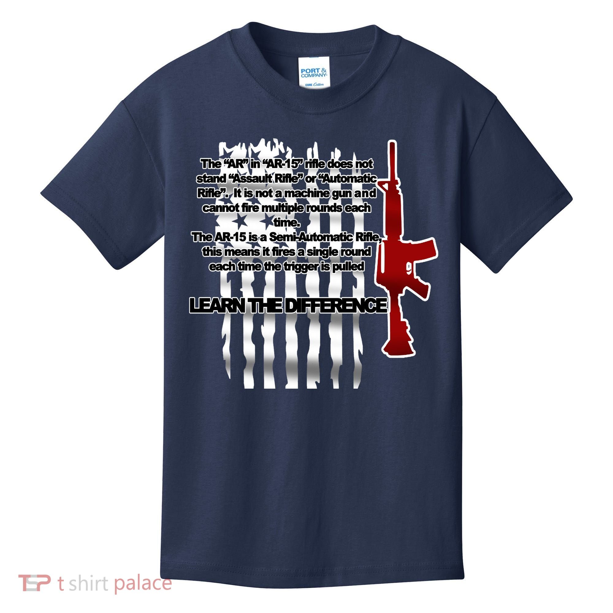 AR15 Not AN Assault Rifle Guns Quote Kids T-Shirt