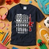 AR15 Not AN Assault Rifle Guns Quote Kids T-Shirt thumb 3
