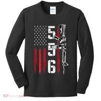 Ar15 Rifle 2nd Amendment 556 Ar15 Gifts Kids Long Sleeve Shirt thumb 0
