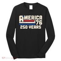 America Retro 250 Years 250th Anniversary USA 1776 Long Sleeve Shirt thumb 0