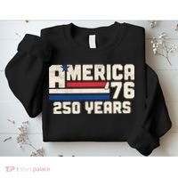 America Retro 250 Years 250th Anniversary USA 1776 Sweatshirt thumb 2