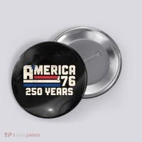 America Retro 250 Years 250th Anniversary USA 1776 Button thumb 0
