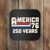 America Retro 250 Years 250th Anniversary USA 1776 Coaster thumb 0