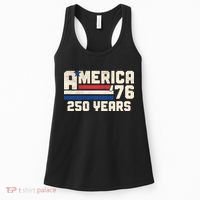 America Retro 250 Years 250th Anniversary USA 1776 Women's Tank Top thumb 0