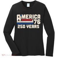 America Retro 250 Years 250th Anniversary USA 1776 Women's Long Sleeve Shirt thumb 0