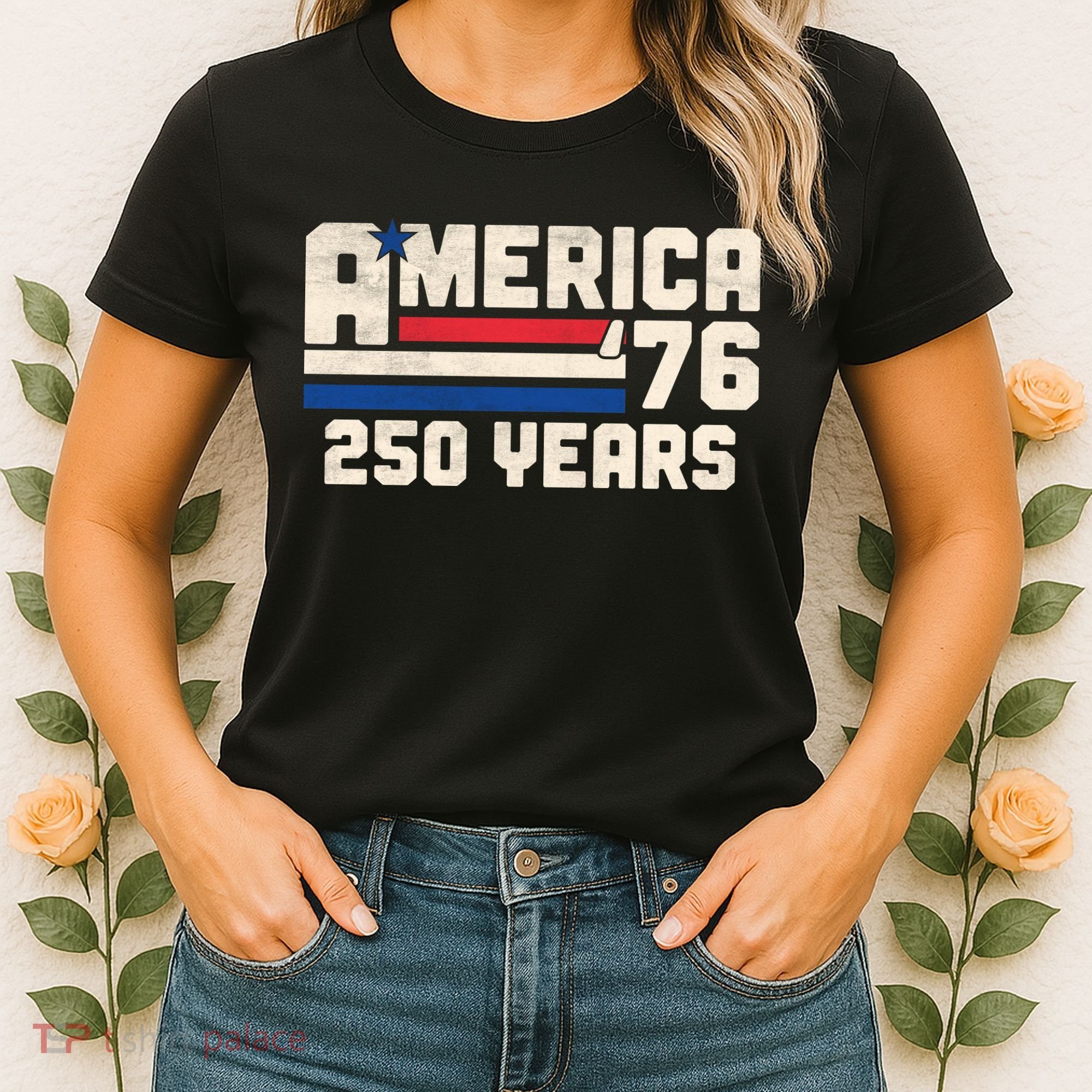 America Retro 250 Years 250th Anniversary USA 1776 Women's T-Shirt
