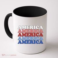 America Retro 4th Of July Coffee Mug thumb 0