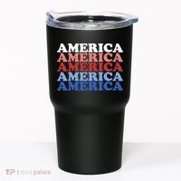 America Retro 4th Of July Tumbler thumb 0