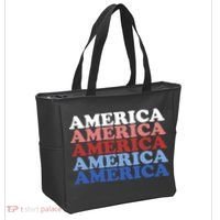 America Retro 4th Of July Tote Bag thumb 2