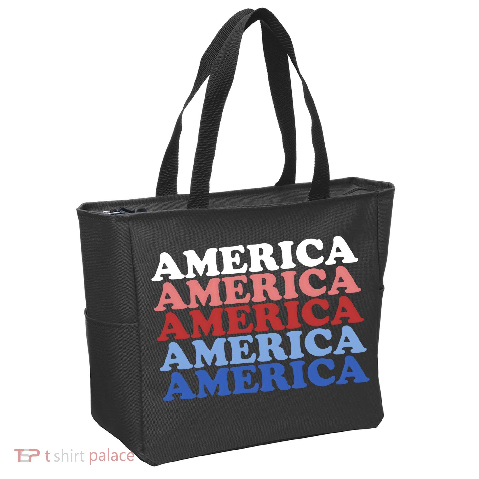 America Retro 4th Of July Tote Bag