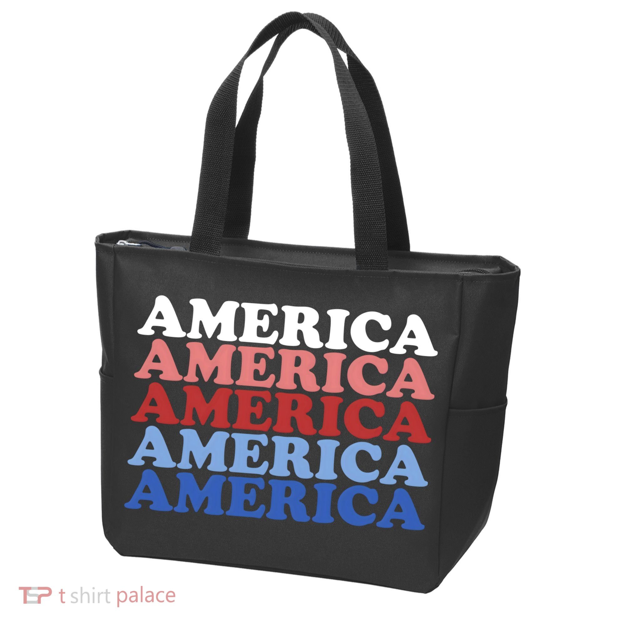 America Retro 4th Of July Tote Bag