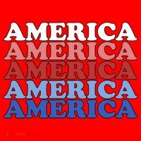America Retro 4th Of July Santa Hat thumb 1