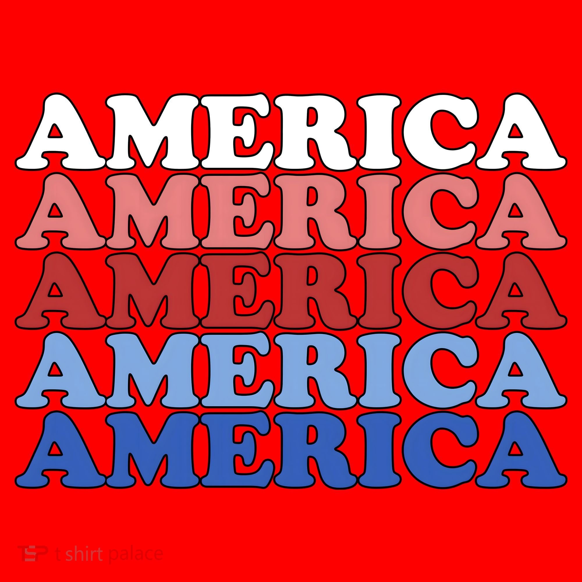 America Retro 4th Of July Santa Hat