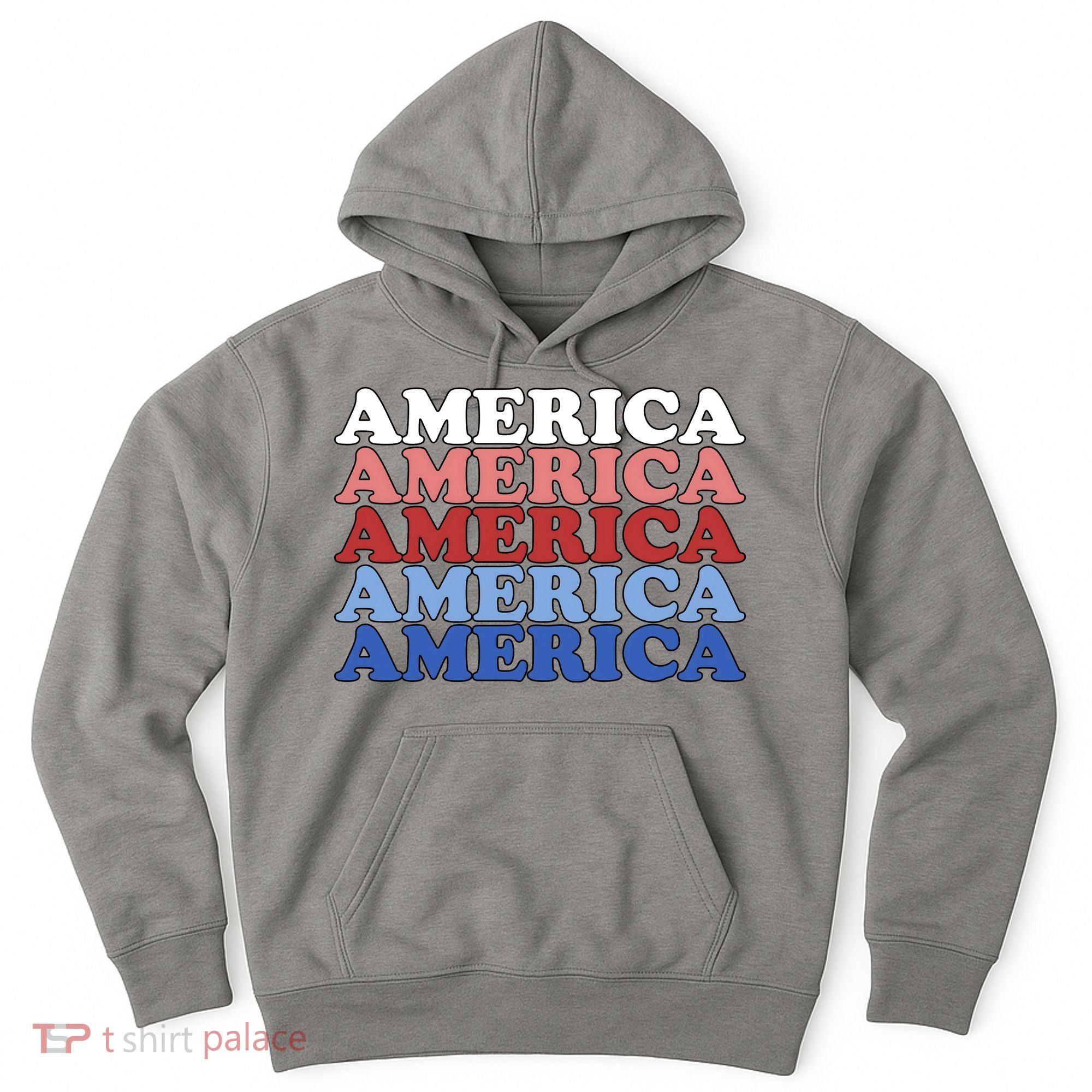 America Retro 4th Of July Hoodie