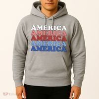 America Retro 4th Of July Hoodie thumb 2