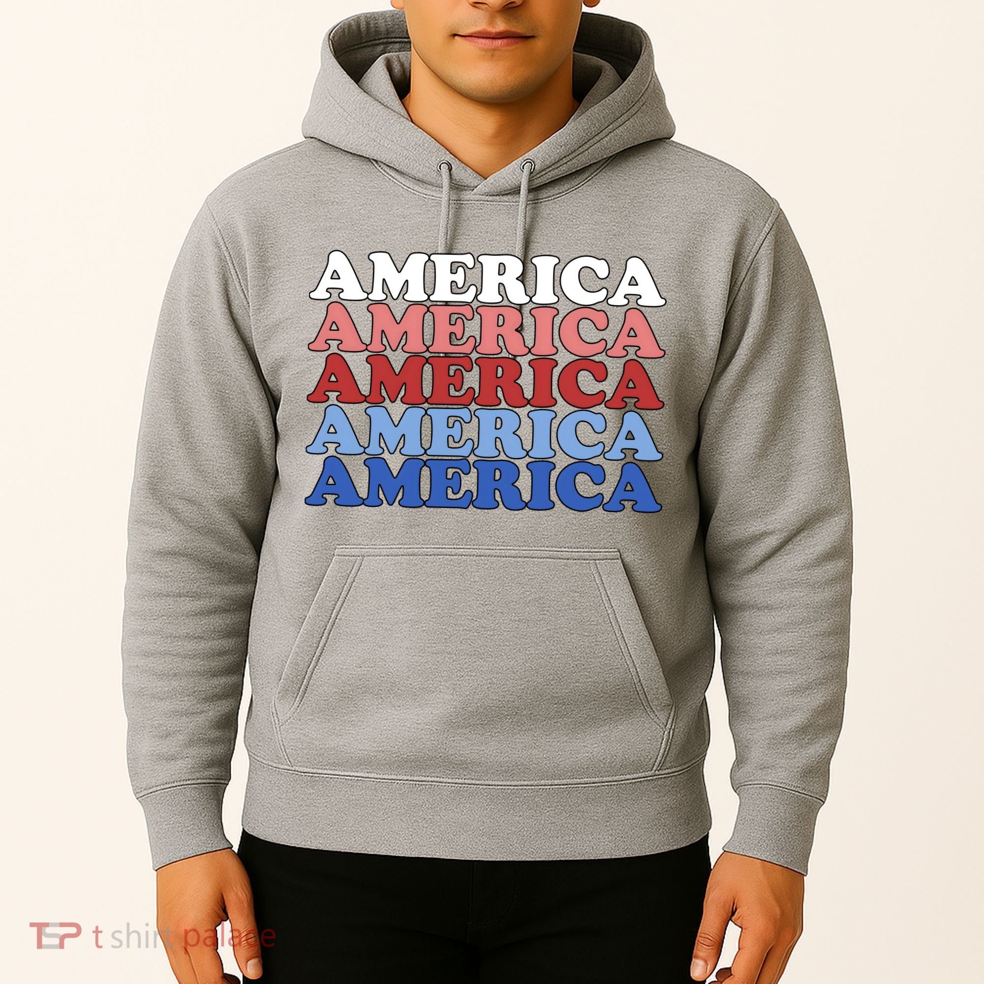 America Retro 4th Of July Hoodie