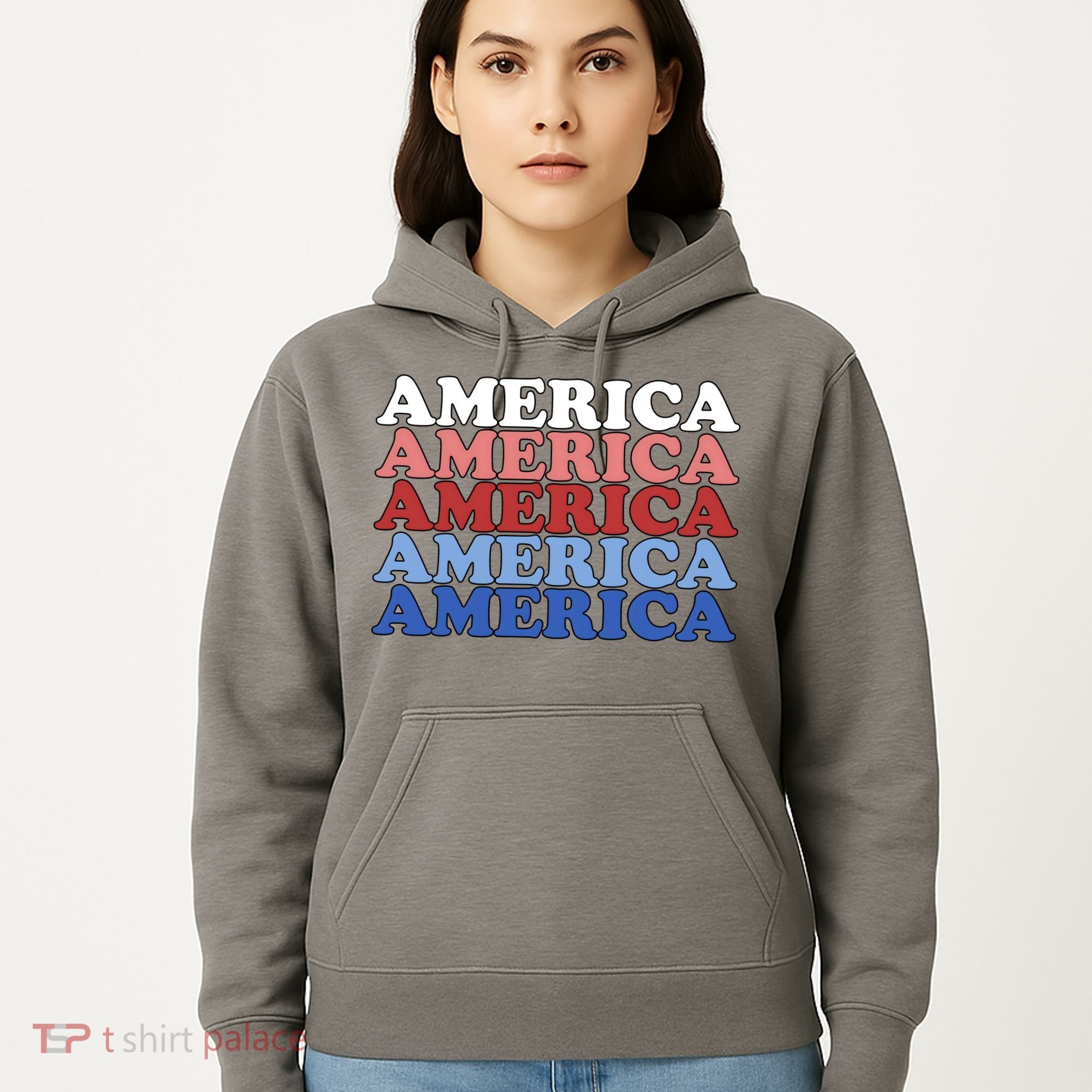 America Retro 4th Of July Hoodie
