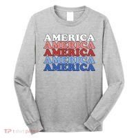 America Retro 4th Of July Long Sleeve Shirt thumb 0