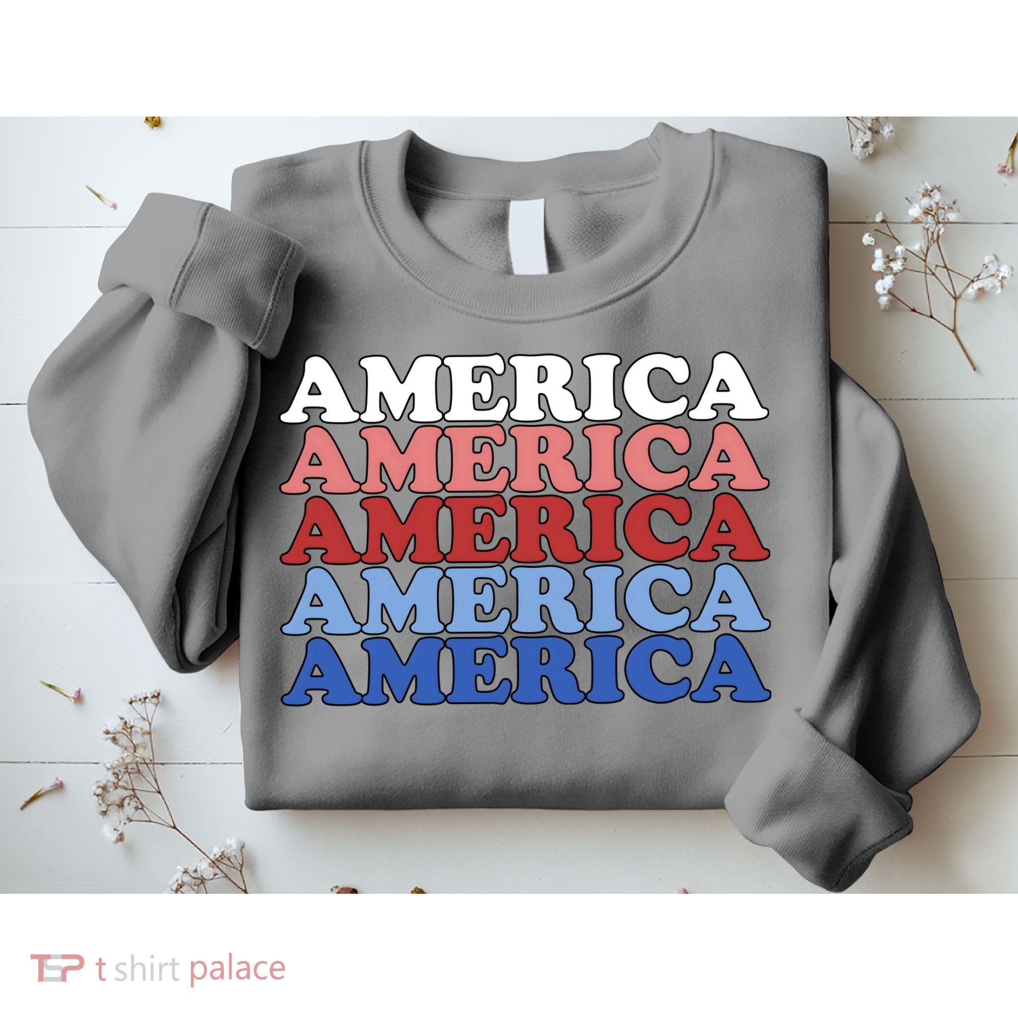 America Retro 4th Of July Sweatshirt