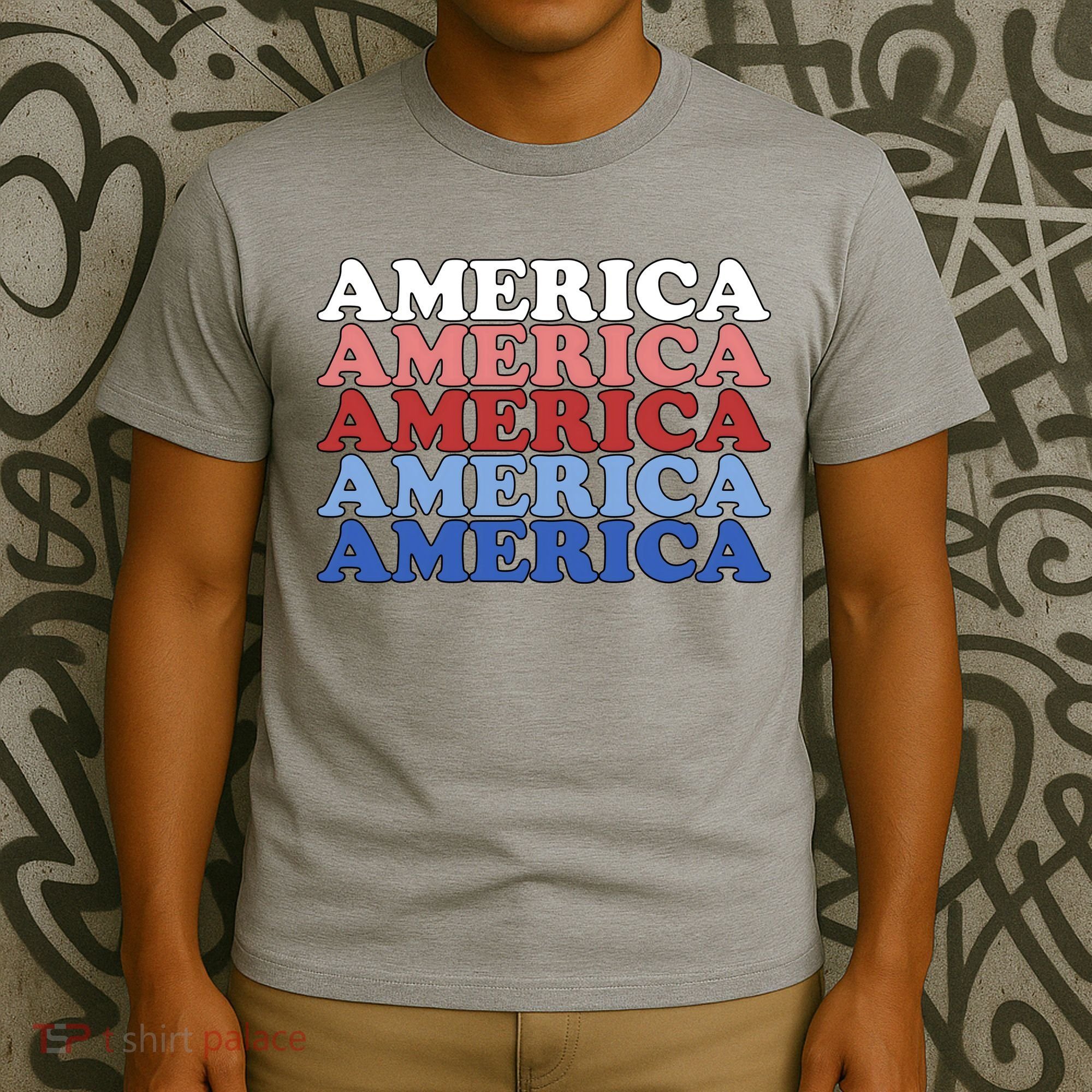 America Retro 4th Of July T-Shirt