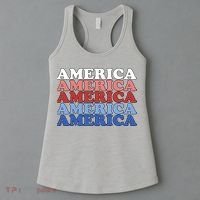 America Retro 4th Of July Women's Tank Top thumb 3