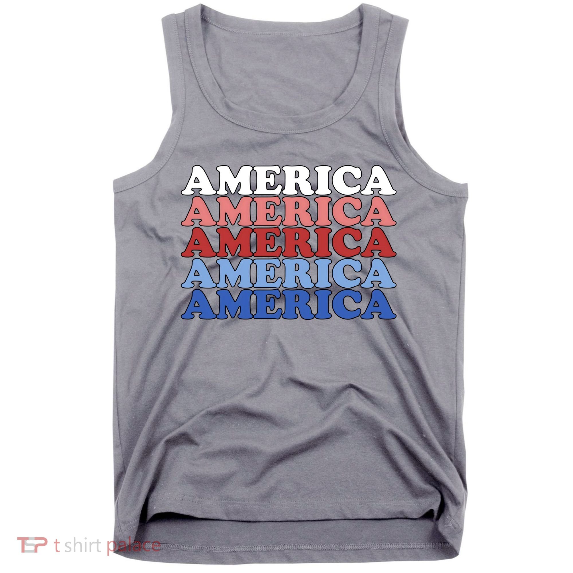 America Retro 4th Of July Tank Top
